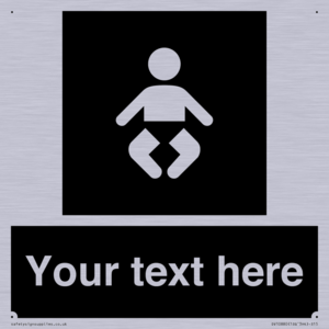 Custom information: black panel baby change